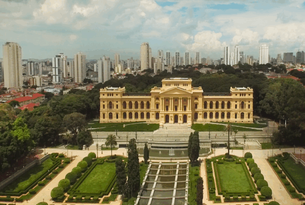 Museu do Ipiranga Aerea de Drone