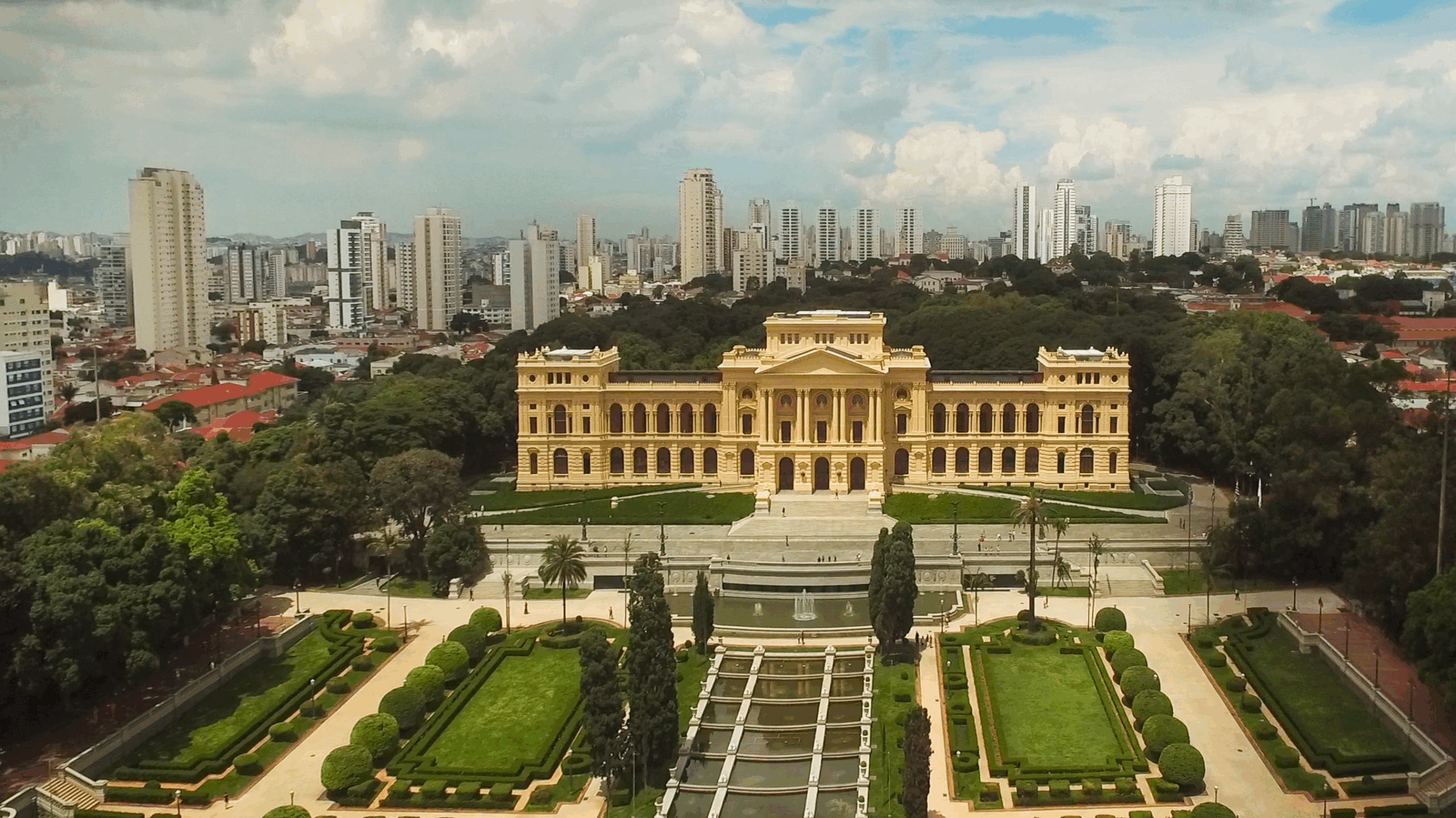 Museu do Ipiranga Aerea de Drone